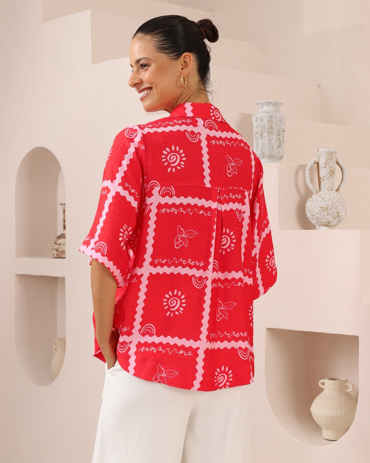 SOLSTICE SHIRT - Red