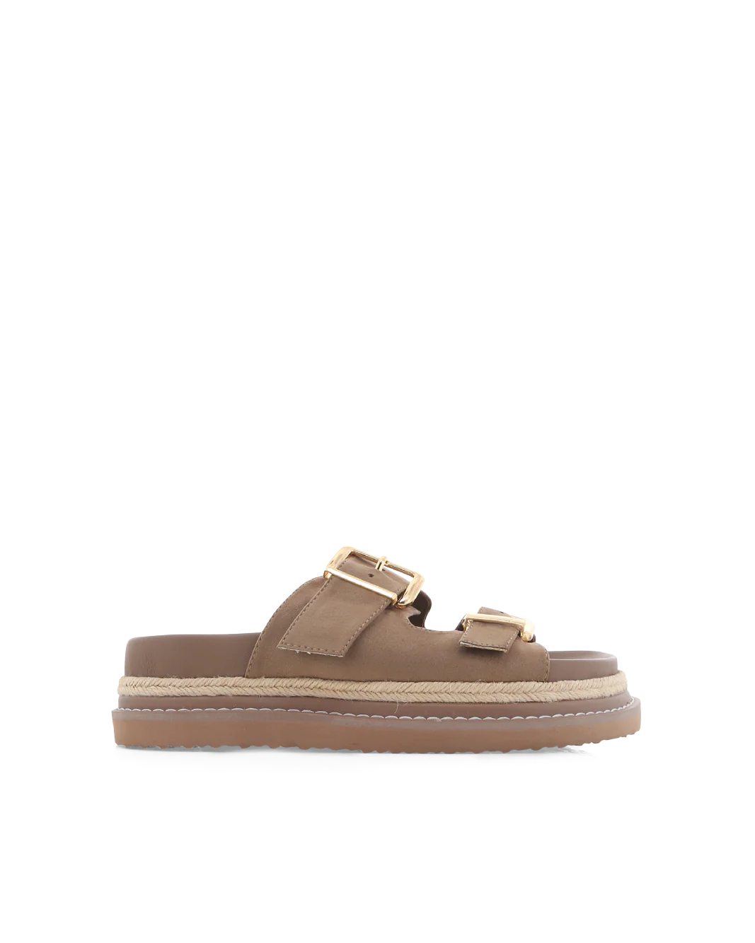 BILLINI ALDER PLATFORM SLIDE - Fawn Suede