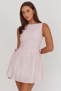 DELAYLA DRESS - Pink stripe