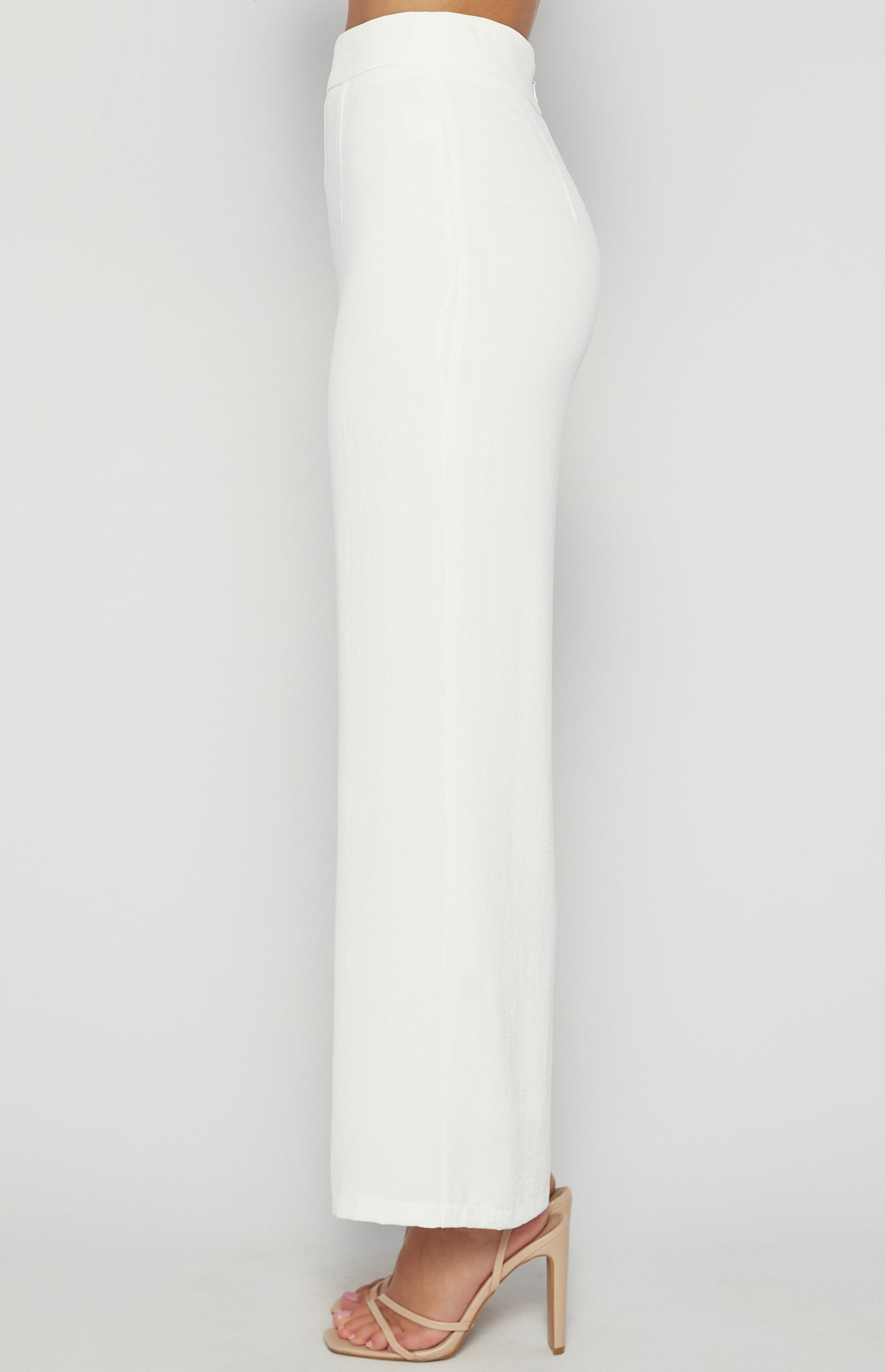 MILEY WIDE LEG PANTS - White