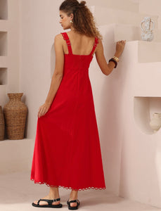 ISLA MAXI DRESS - Red