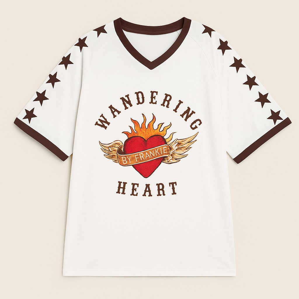 WANDERING HEART TEE - By Frankie
