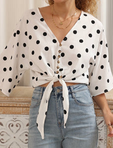 MAISIE TOP - Polka Dots