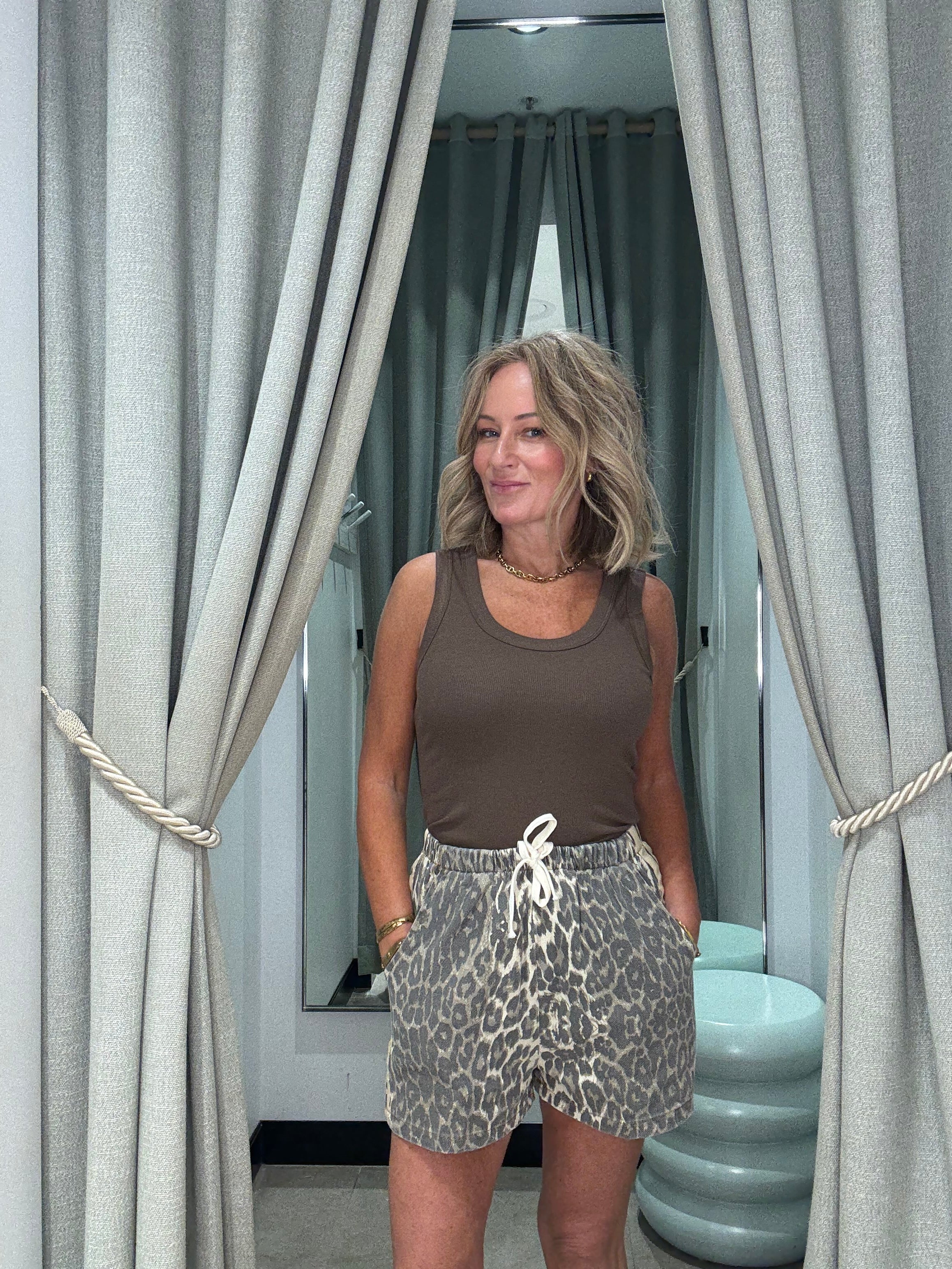 MAXI RACER LEOPARD SHORTS - By Frankie