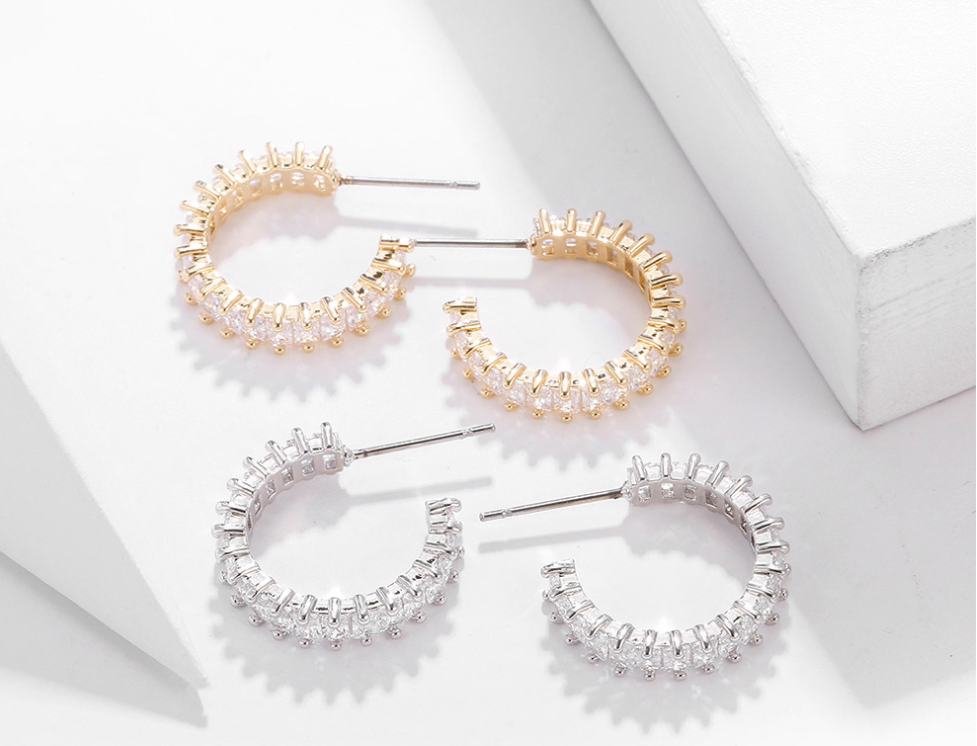 HAILEY EARRINGS - Silver