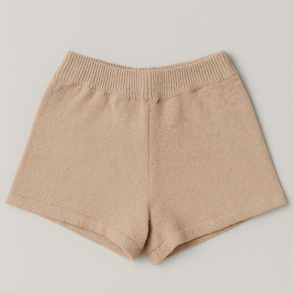 TYLER KNIT SHORTS - Mocha