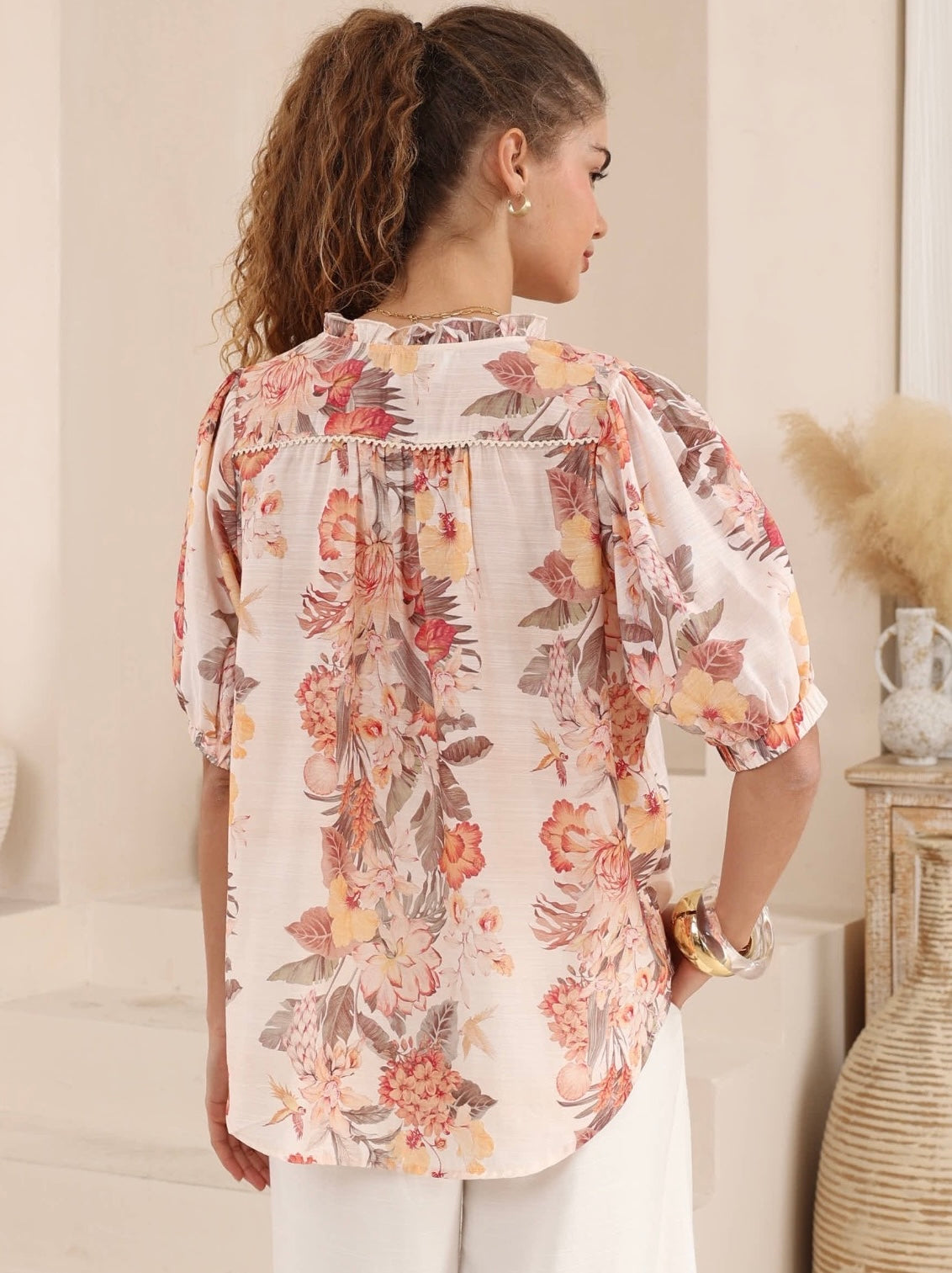 PENNY BLOUSE - Peach