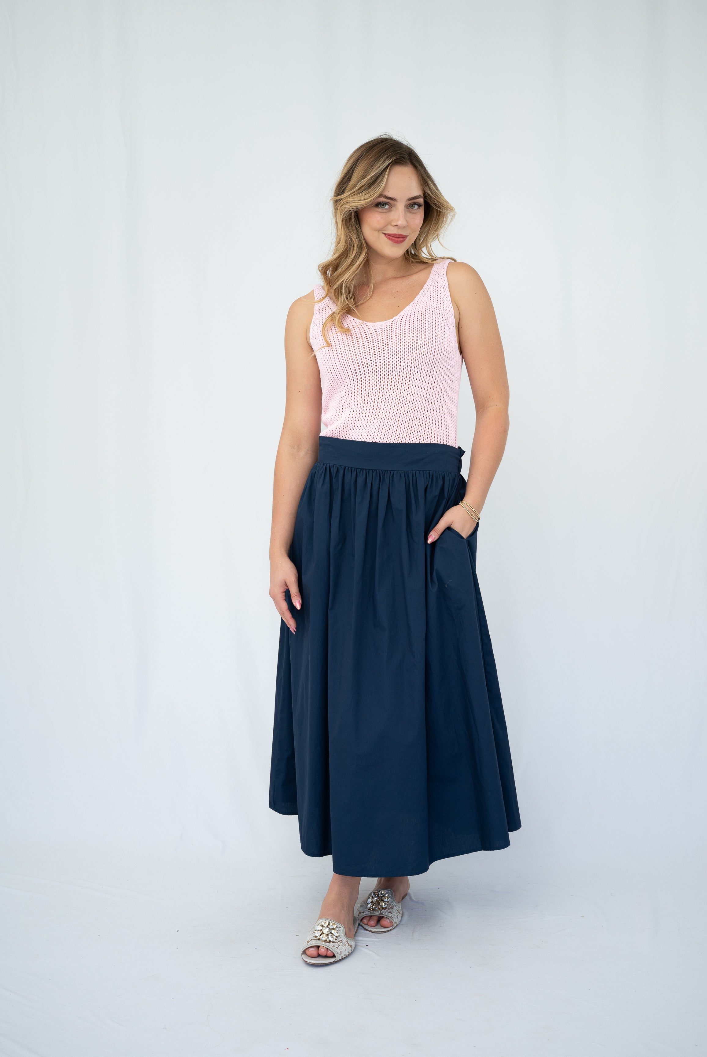 FLORIDA SKIRT - NAVY