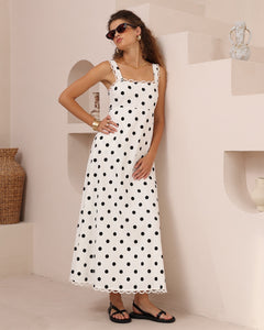ISLA MAXI DRESS - Polka Dots