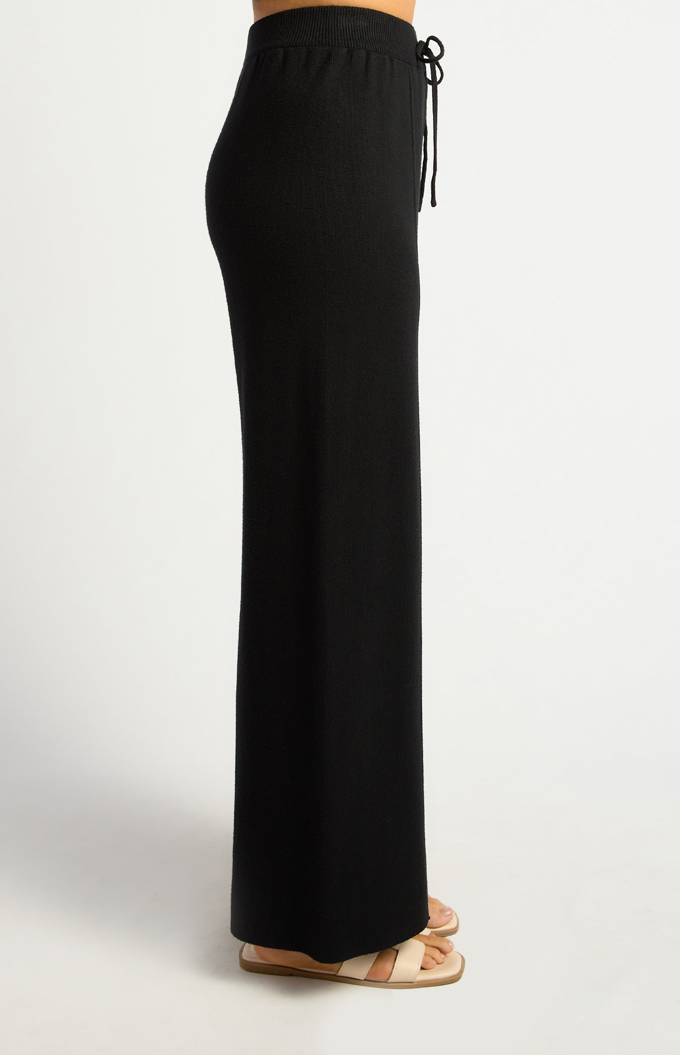 REVOLVE KNIT PANT - Black