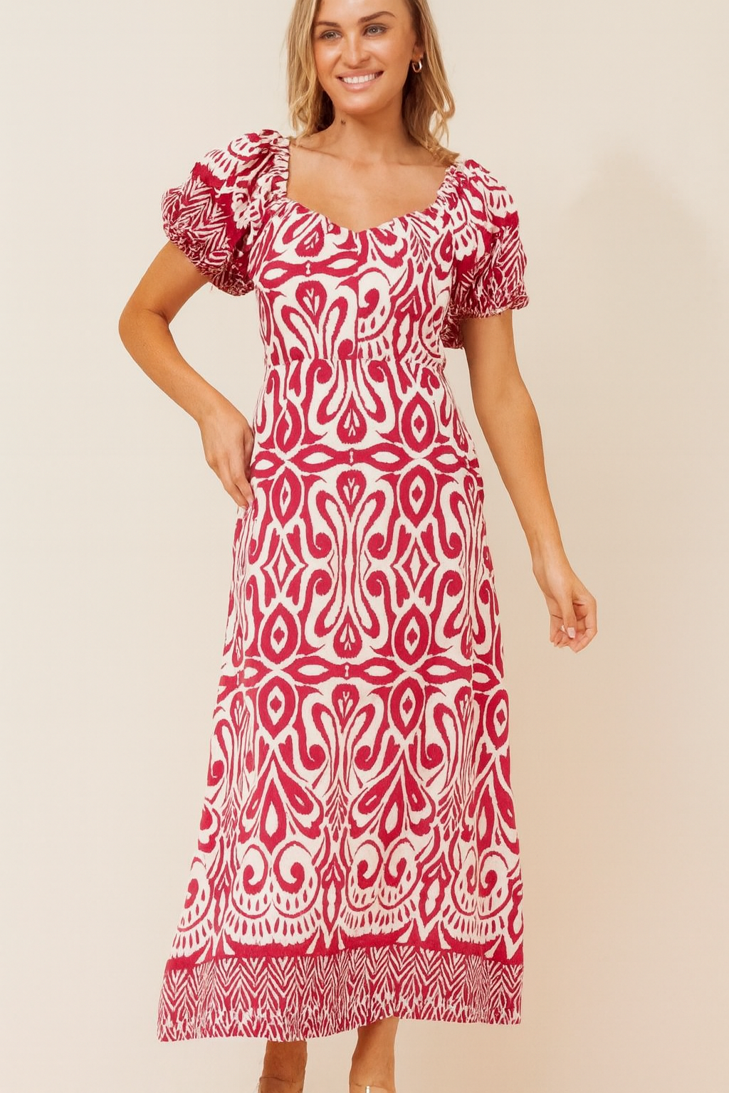 DAHLISE MAXI DRESS - Magenta