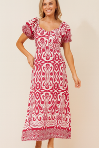 DAHLISE MAXI DRESS - Magenta