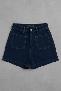JAMIE DENIM SHORTS - DARK BLUE
