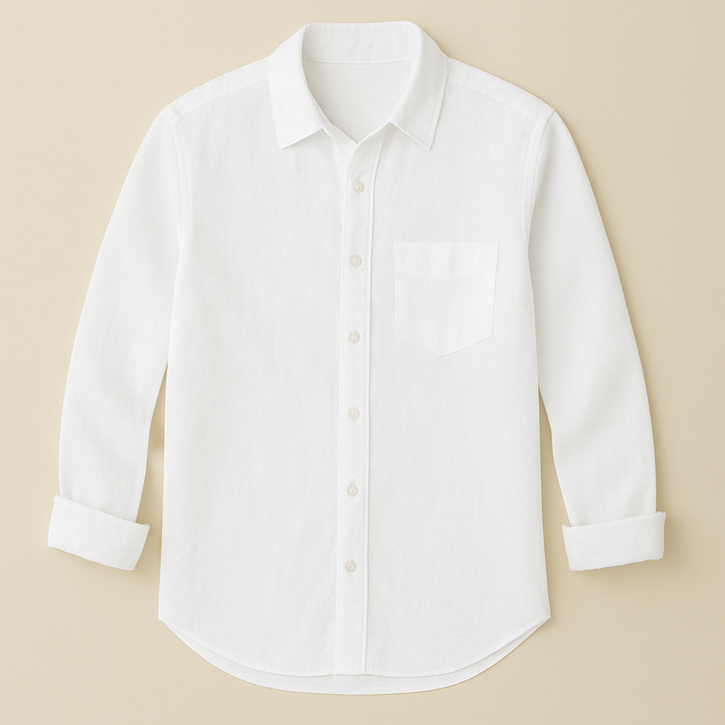 JESSICA LINEN SHIRT - White