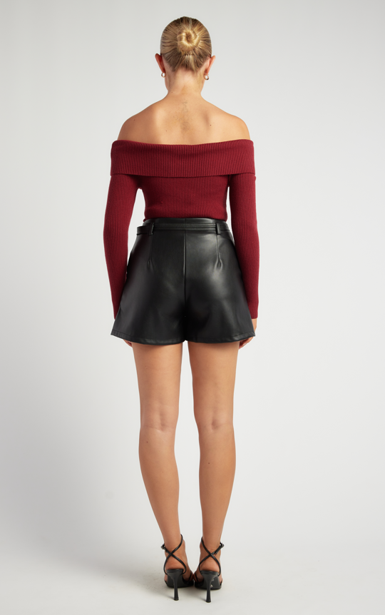 SHERI BODYSUIT - Merlot