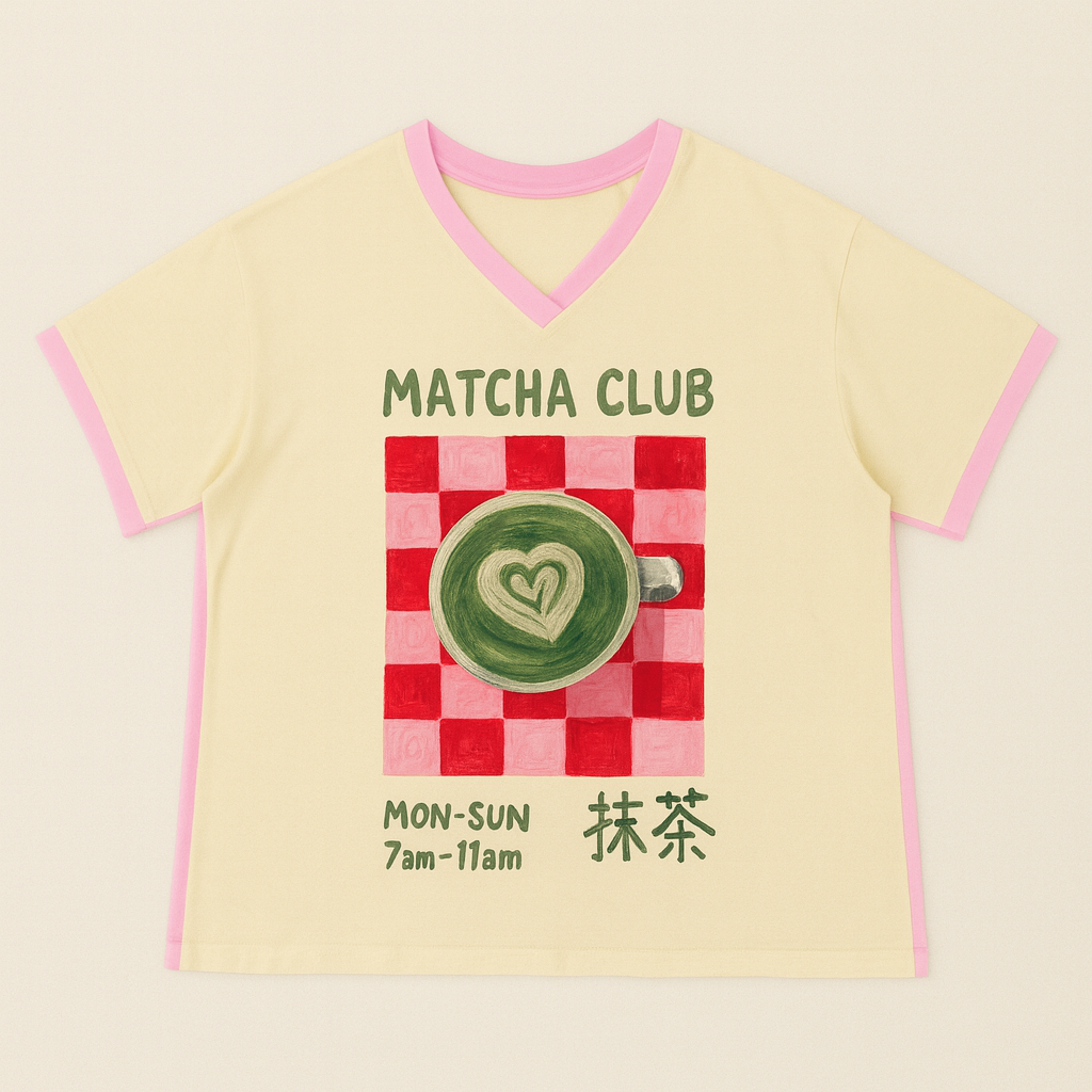 MATCHA CLUB TEE - By Frankie
