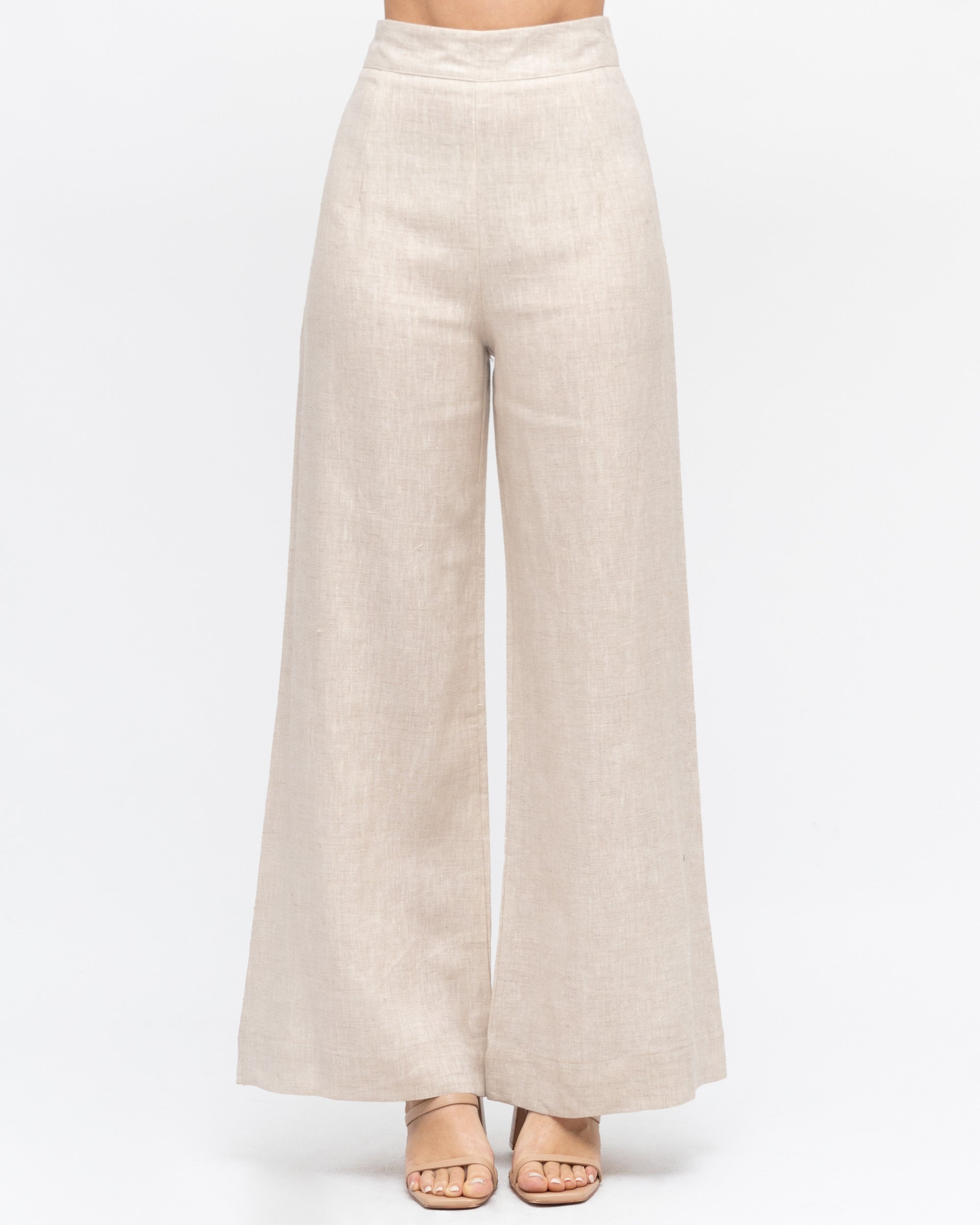 ARCHICO LINEN PANTS - Oatmeal