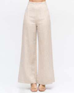 ARCHICO LINEN PANTS - Oatmeal