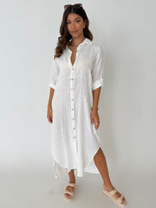 MELANIE LINEN DRESS