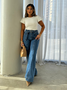 FRANKIE DEMIM JEANS - Blue