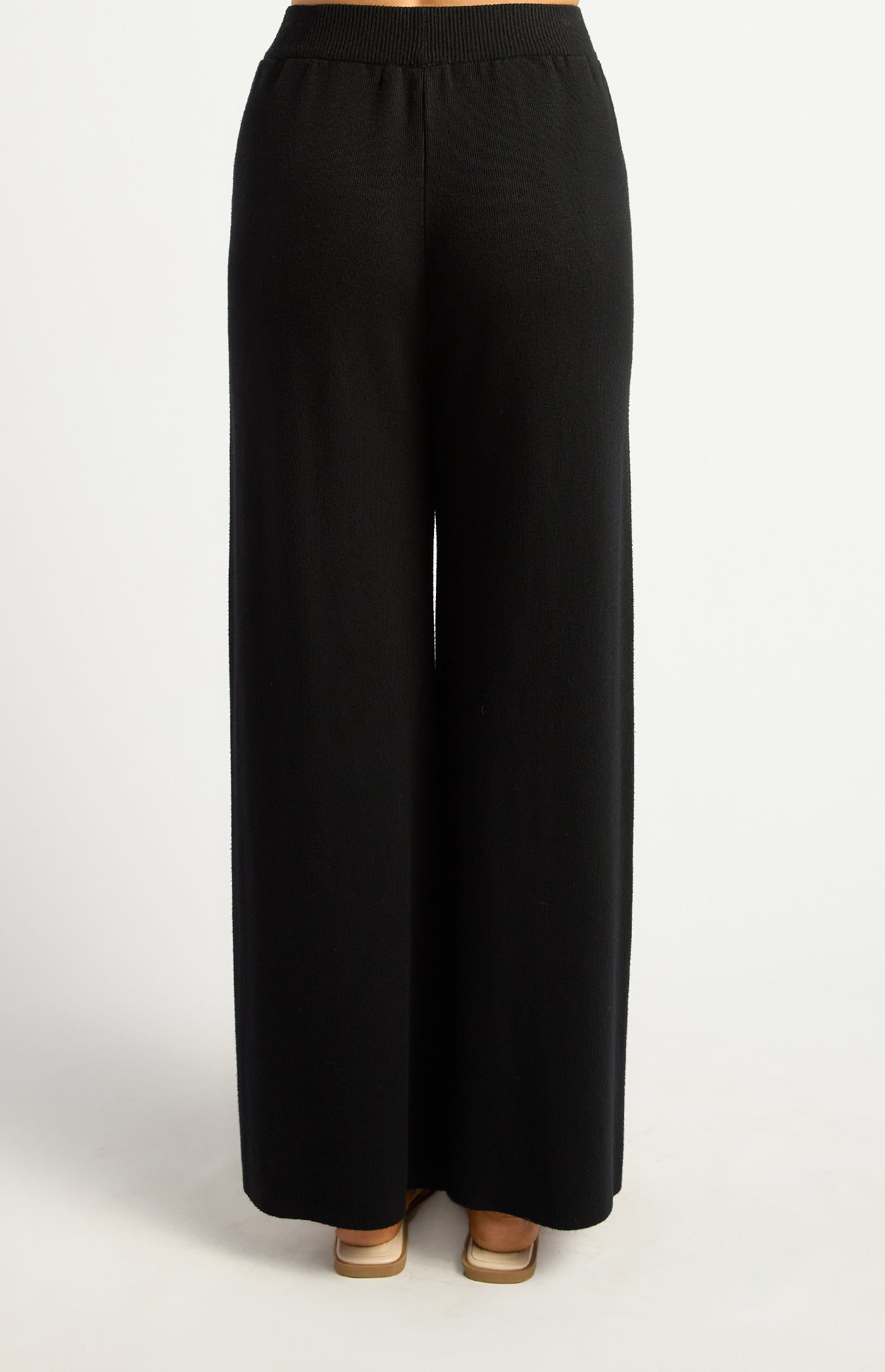 REVOLVE KNIT PANT - Black