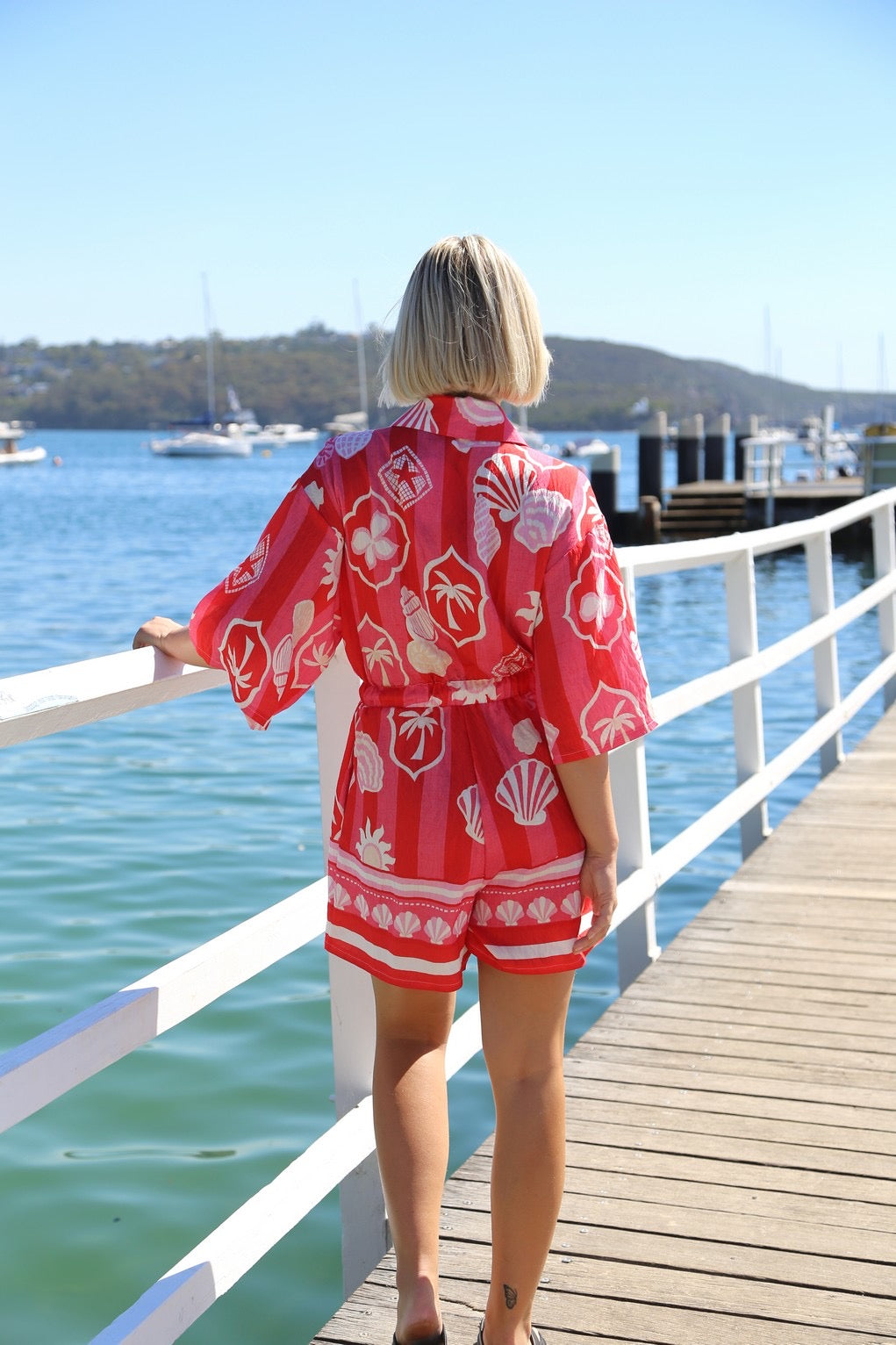 ROMY PLAYSUIT - Pink