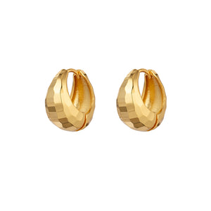 ZEMI  HOOP EARRINGS - Gold