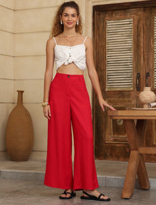 PORTIA PANT - Red