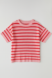 TAYLOR  STRIPE KNIT TEE