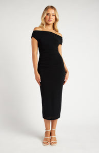 SYBELLA  MESH DRESS - Black