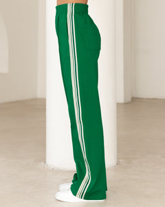 LUCI ELEVATED TRACK PANTS - Green