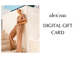 alex&nia e-gift card