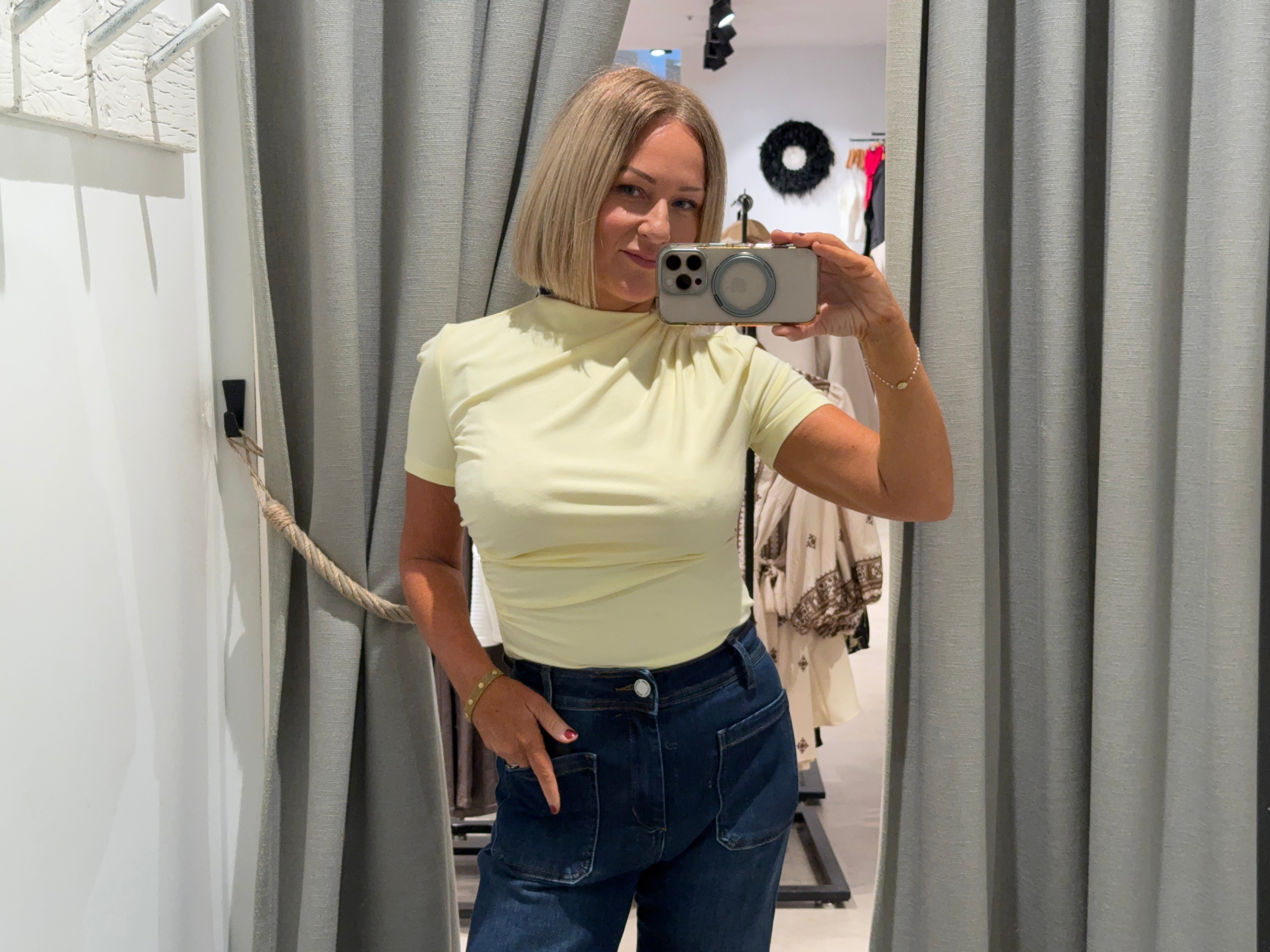 ELLISON TOP - Lemon