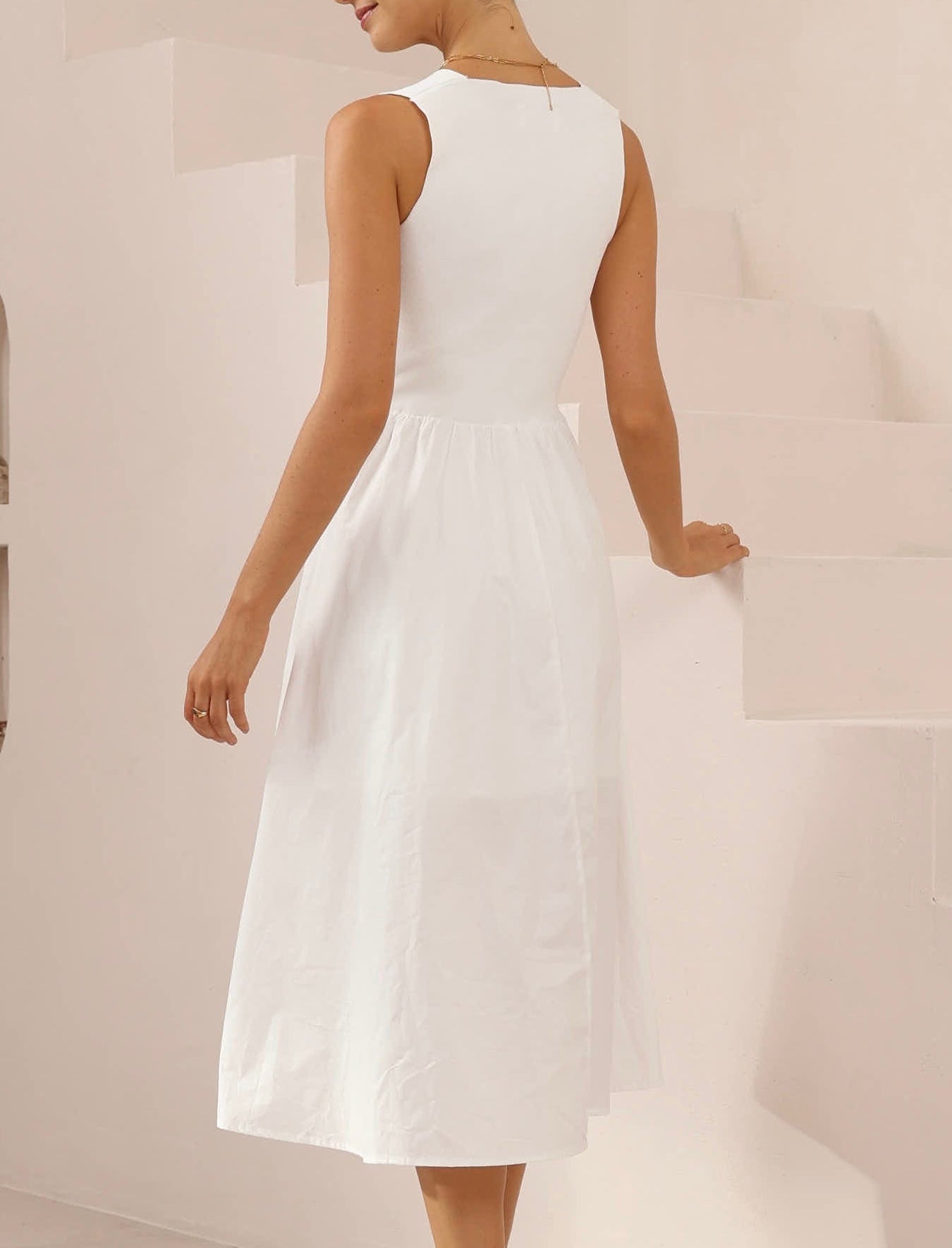 WILLEMA DRESS - White