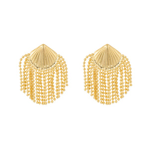 LISBON SHELL EARRINGS - Gold