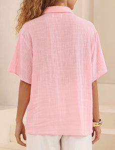 ESSE COTTON SHIRT - Pink