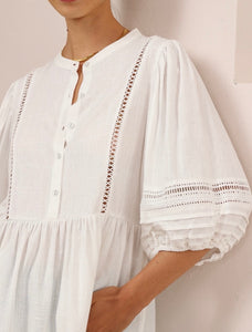 PALM COVE TOP - White