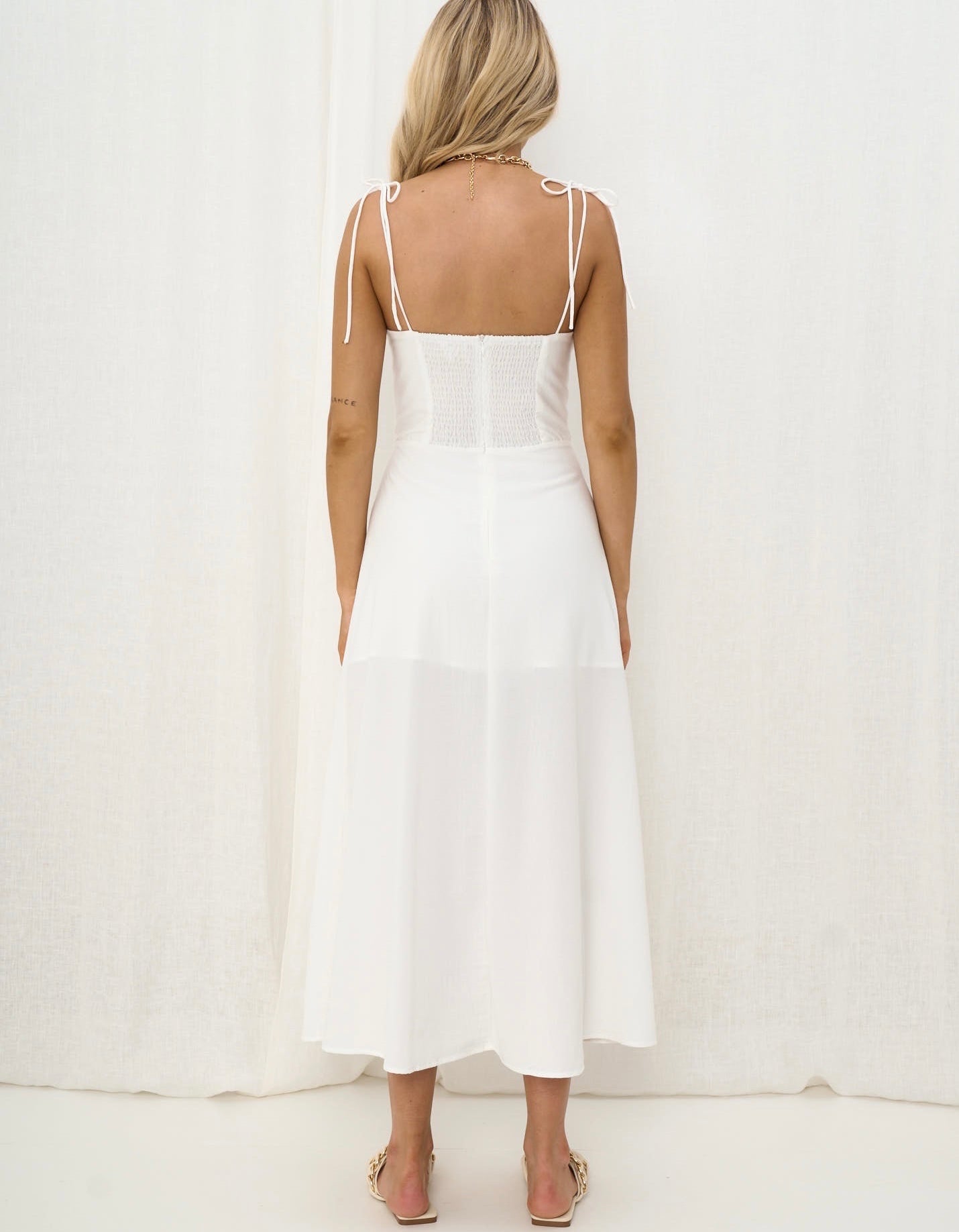 TILLY DRESS - White