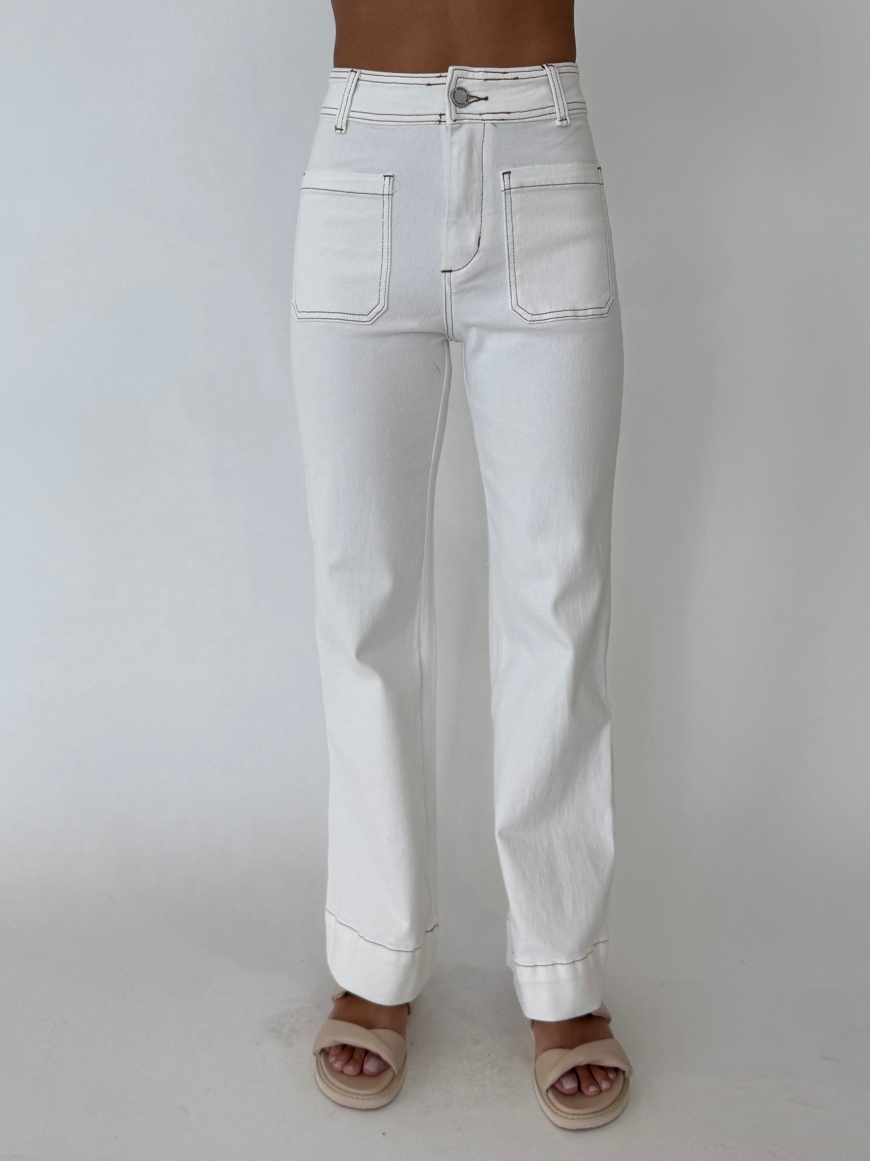 VISION DENIM JEANS - White