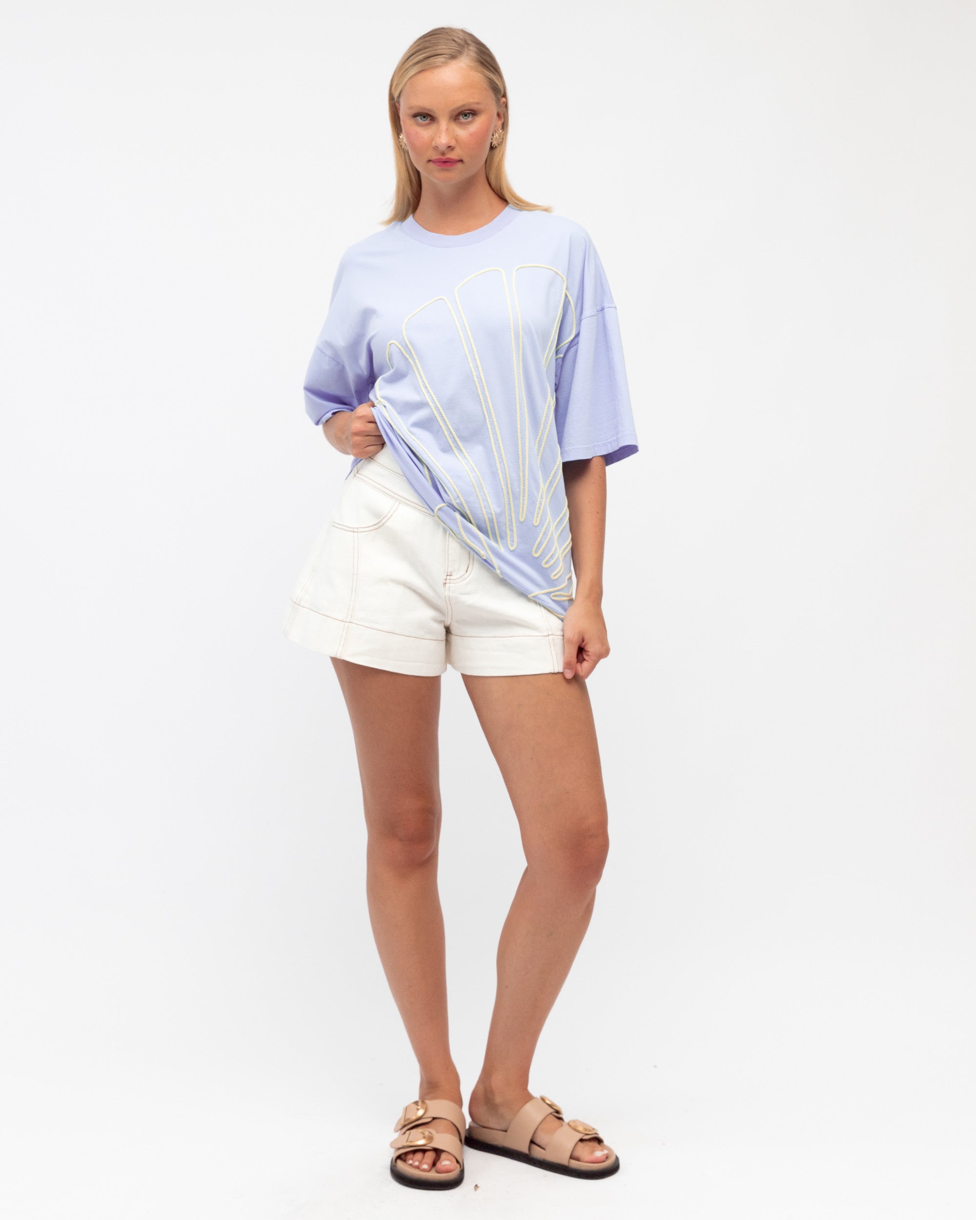SHELLA TEE - Blue