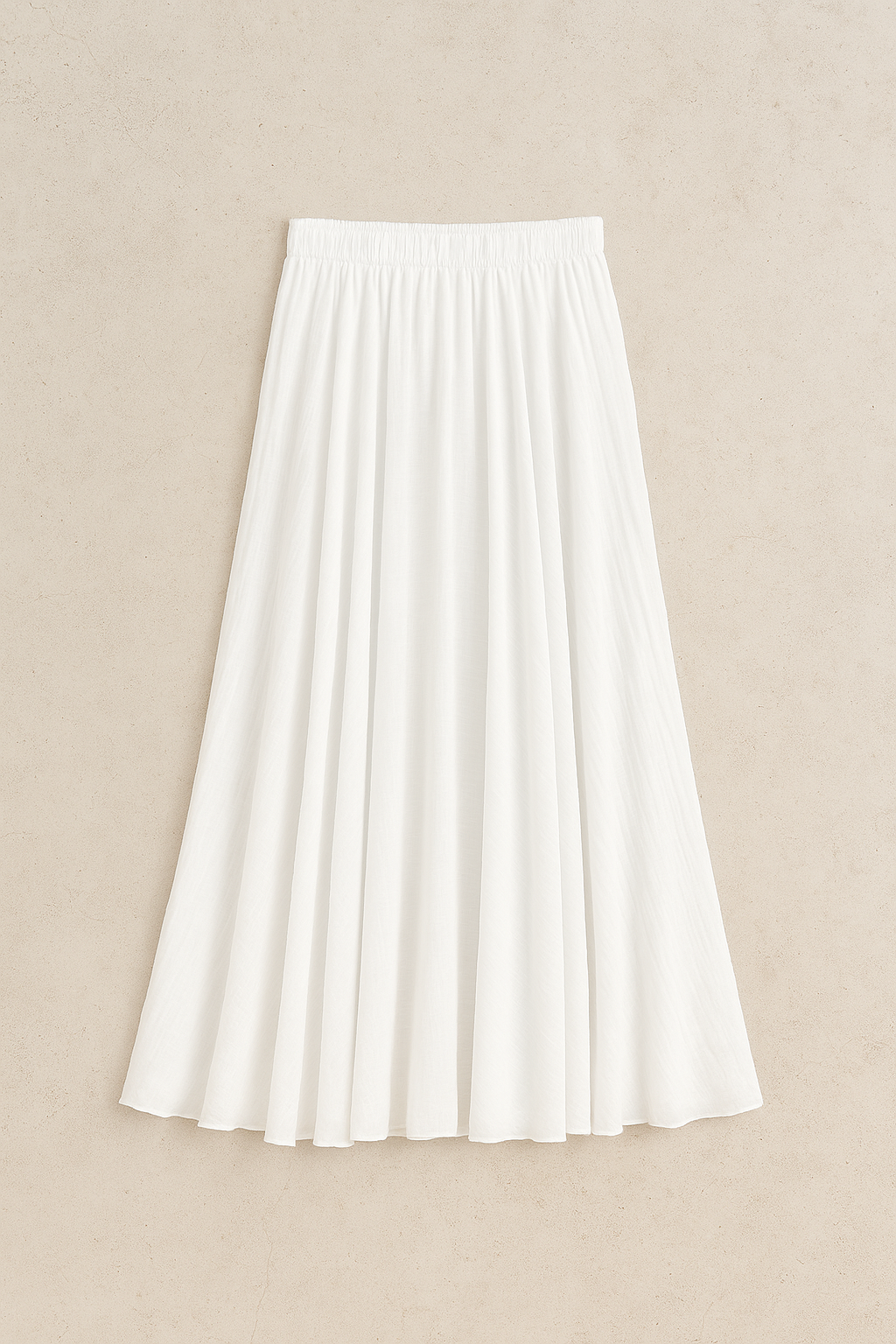 ELLA COTTON MAXI SKIRT- White