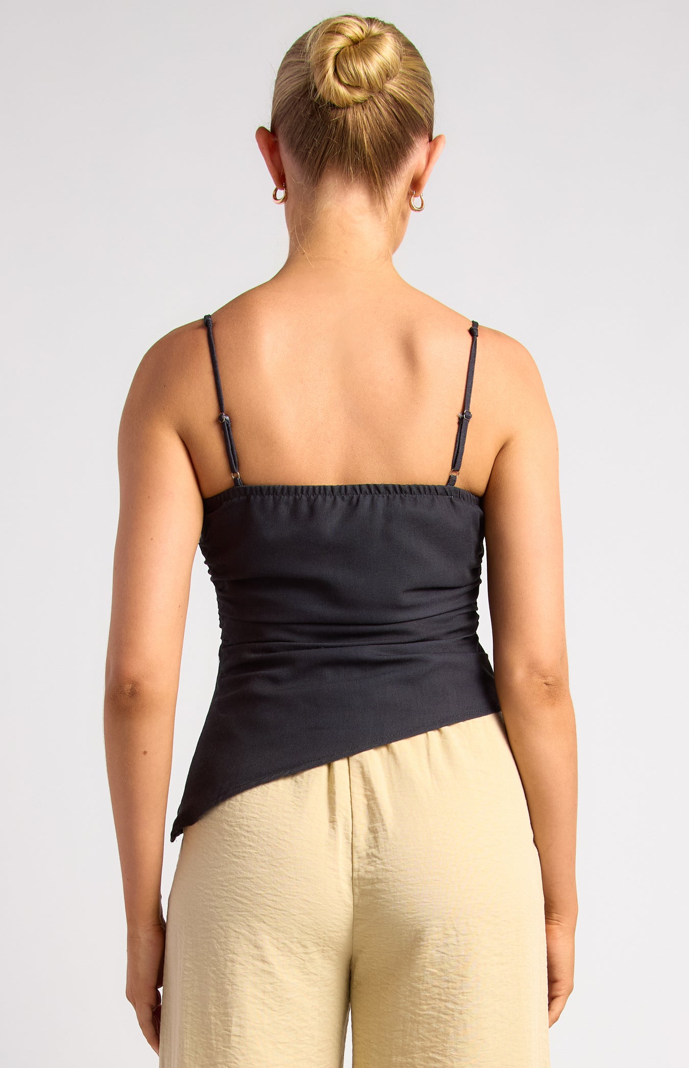 SOLEIL BEADED TOP - Black