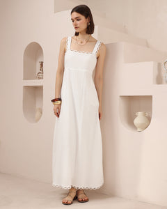 ISLA MAXI DRESS - White