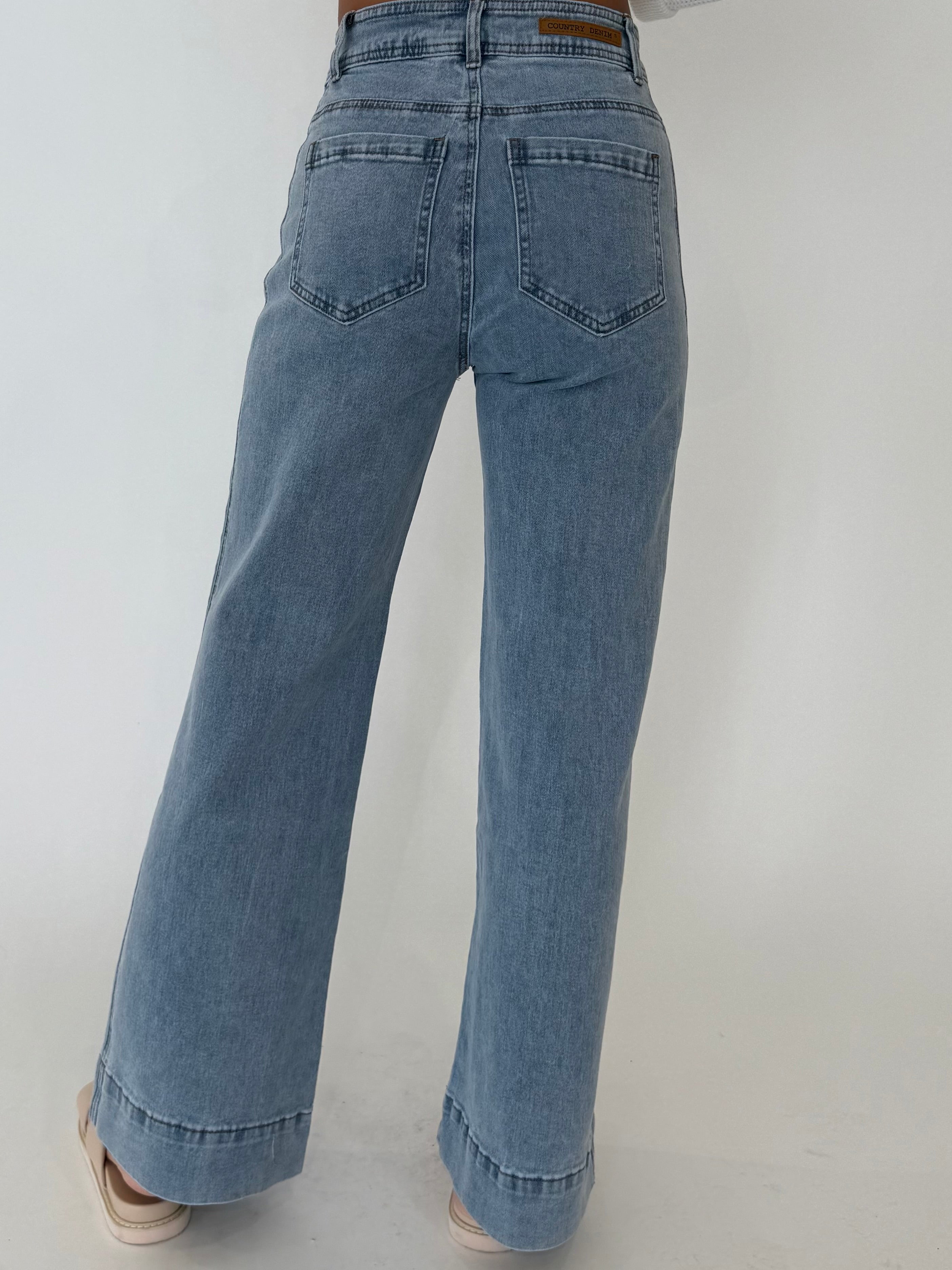 VISION DENIM JEANS - Light Blue