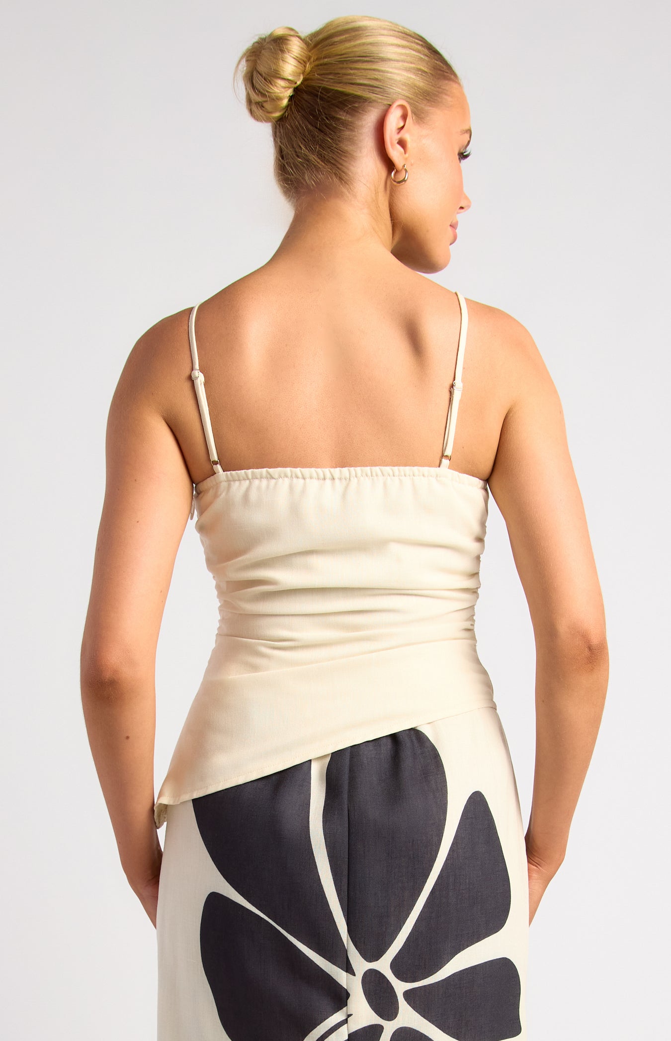 SOLEIL BEADED TOP - Beige