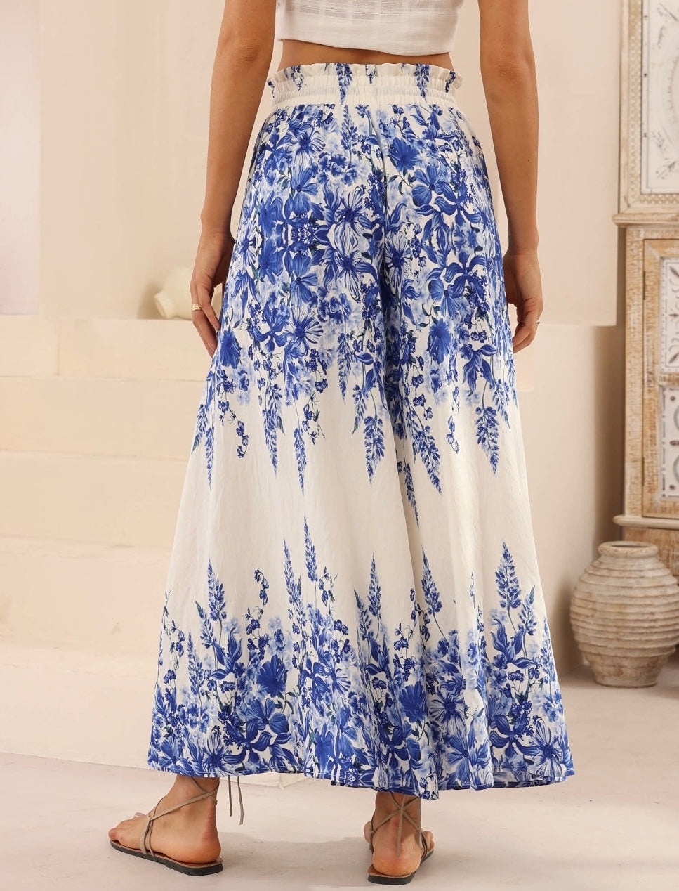 BRIANA PANTS - Blue Print