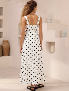 ISLA MAXI DRESS - Polka Dots