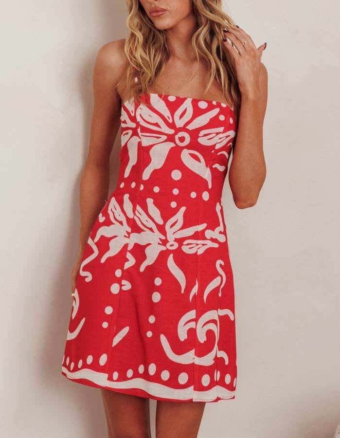ANDRIA DRESS - Red