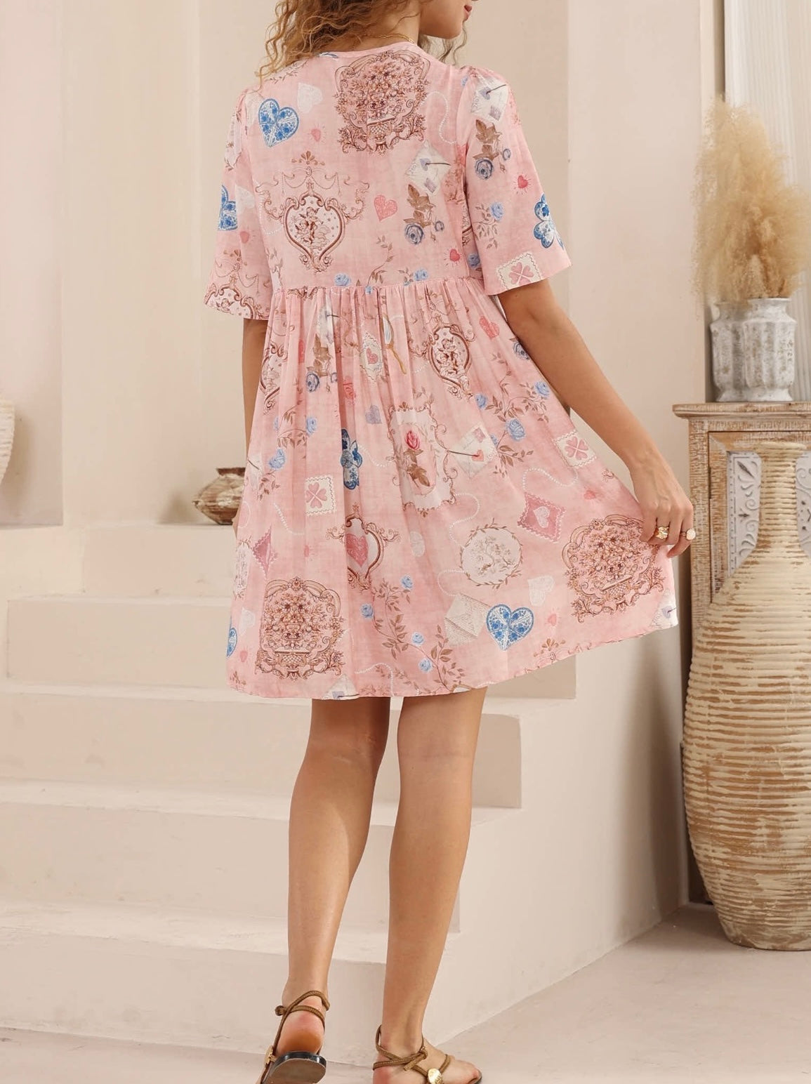 TEALA DRESS - Pink