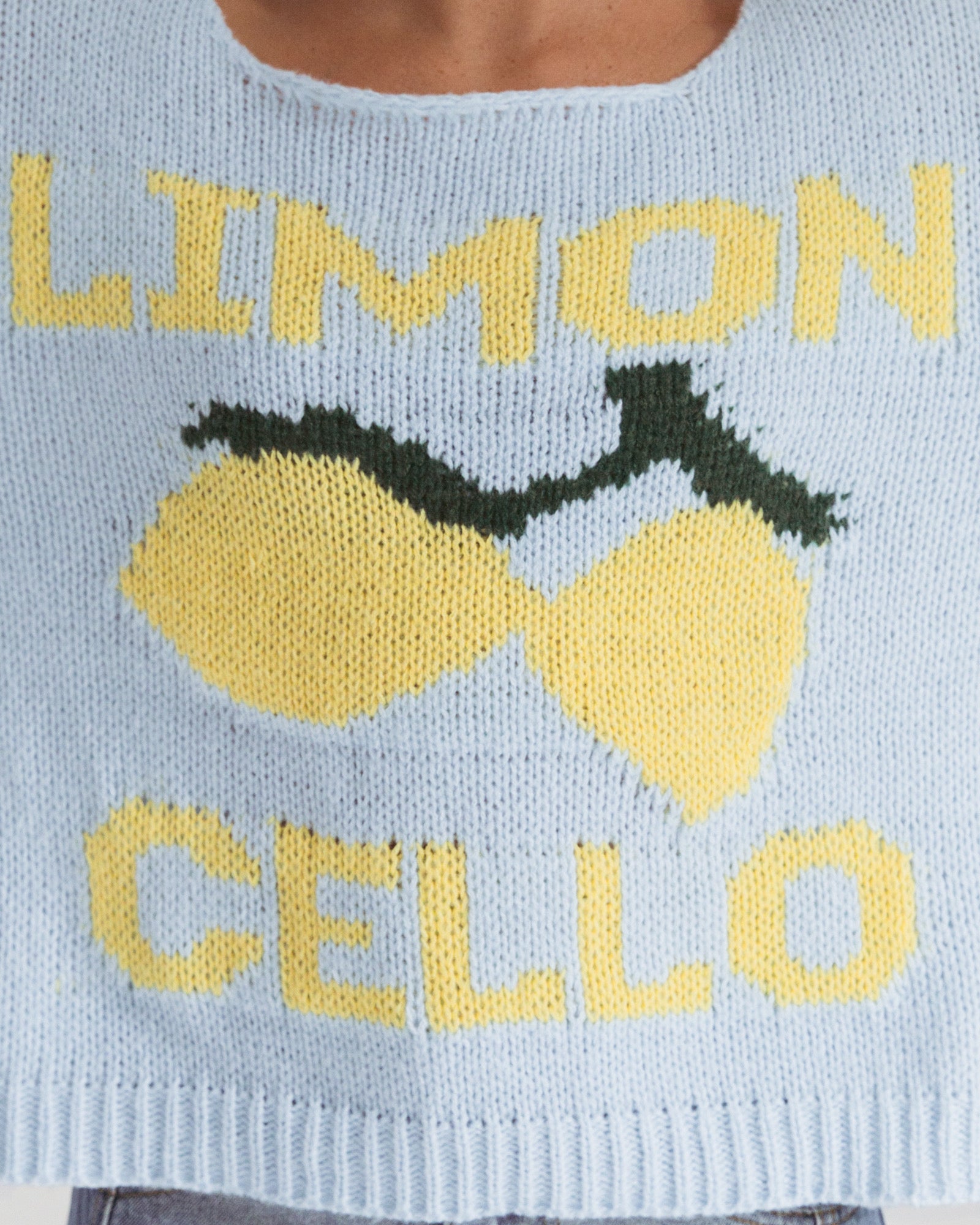 LIMONCELLO KNIT JUMPER- Blue